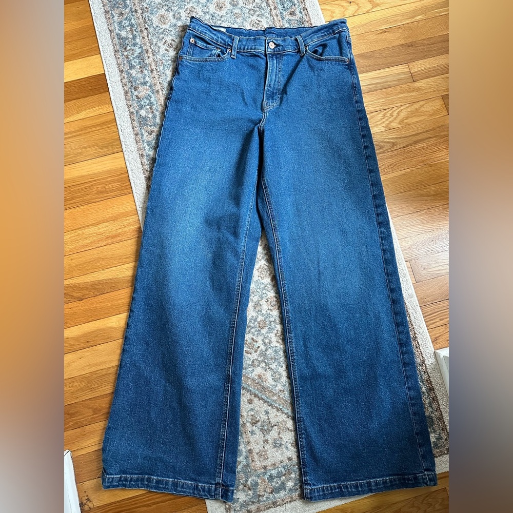 GAP High Rise Stride Wide-Leg
Jeans 16 Tall 33 Tall